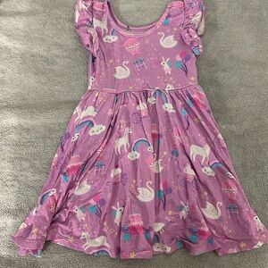 Little Sleepies Purple Unicorn Dress